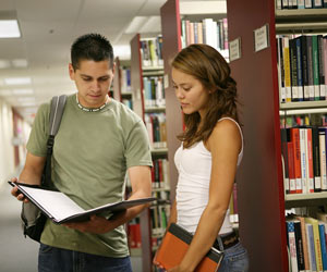 Curso en un campus universitario